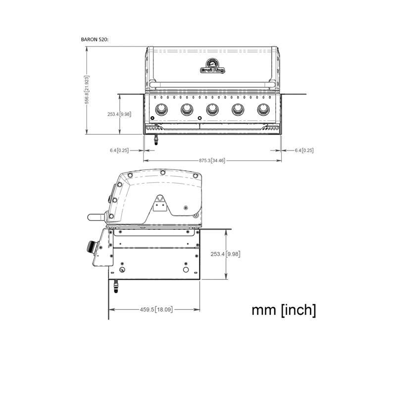 Broil King Baron 520 Built-In Gas Grill