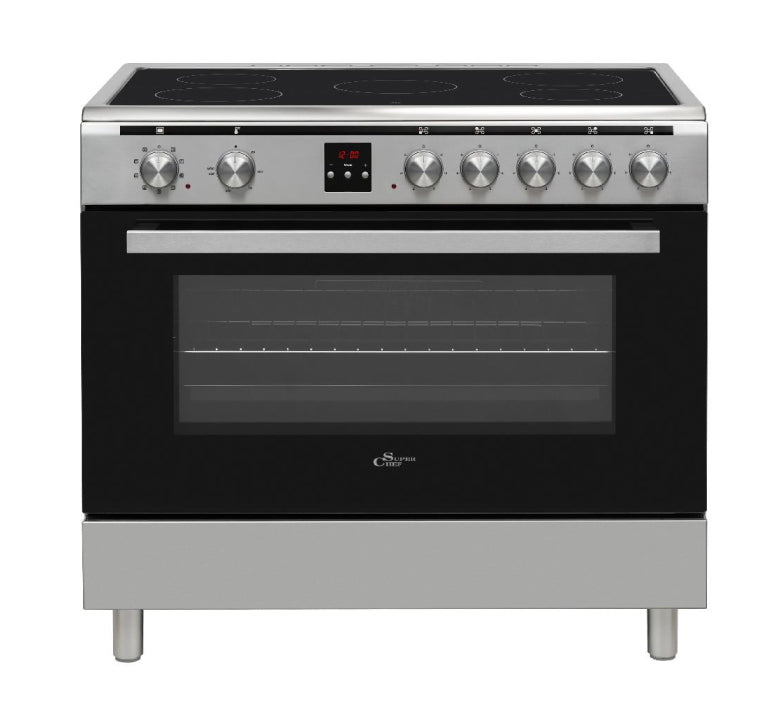 Superchef Ceramic Hob Electric Cooker with 5 Cooking Zones