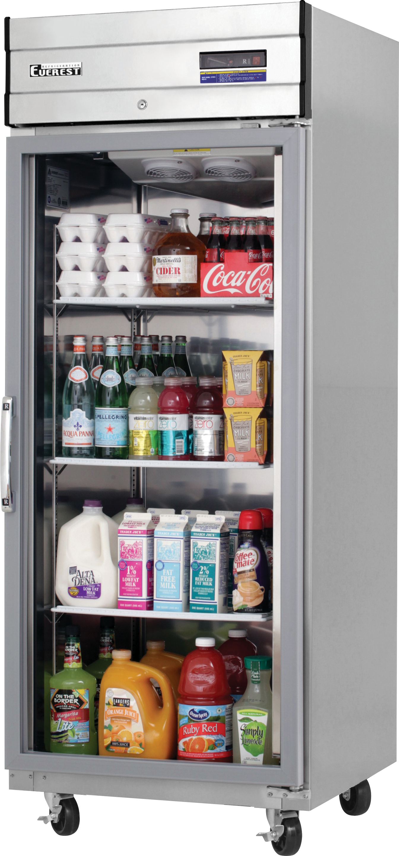Everest Refrigerator One Glass Door