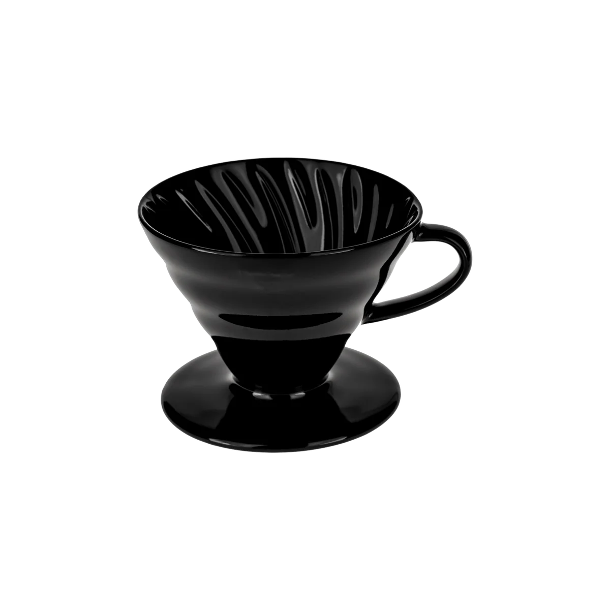 Hario Coffee Dripper V60 "Kasuya" Model Ceramic 02 - Black