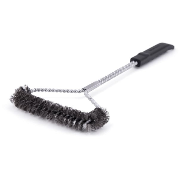 فرشاة شواء Broil King - ثلاثية الرؤوس - ملتوية من الفولاذ المقاوم للصدأ