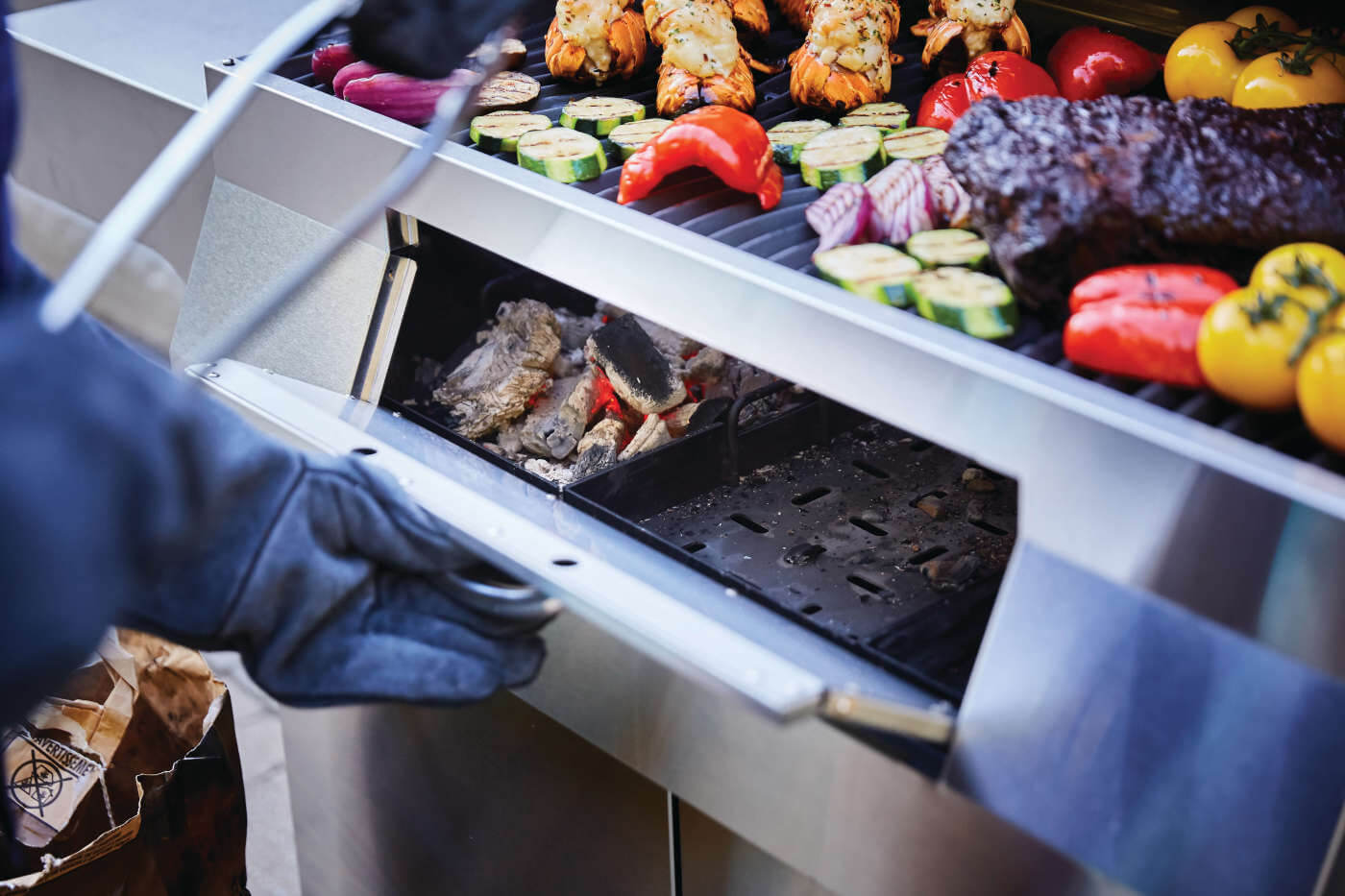 Napoleon Charcoal Pro Grill - Stainless Steel