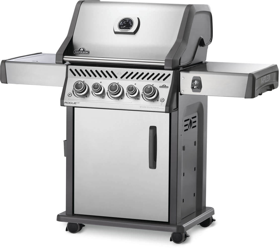Napoleon Rogue SE 425 Propane Gas Grill With Infrared Rear & Side Burners - Stainless Steel