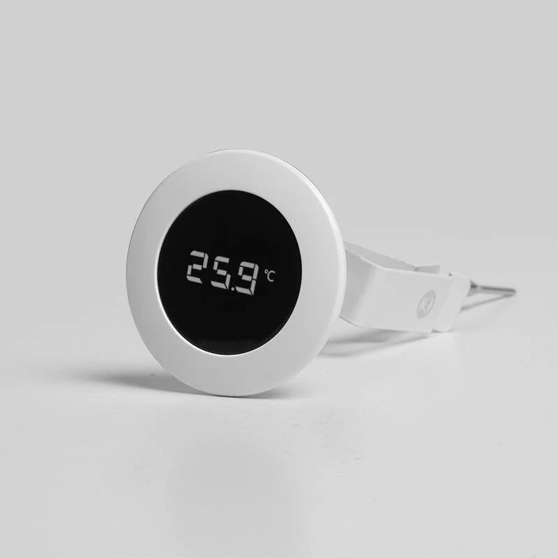 ميزان حرارة كهربائي من تايم مور - أبيض