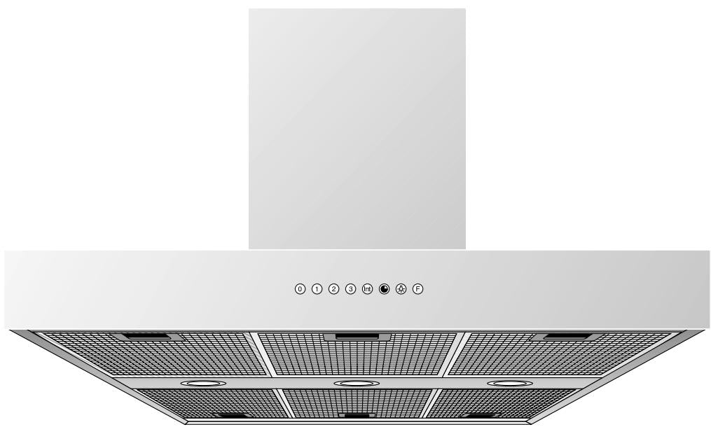 Gaggenau Alumi Chimney Hood Wall - 120 CM