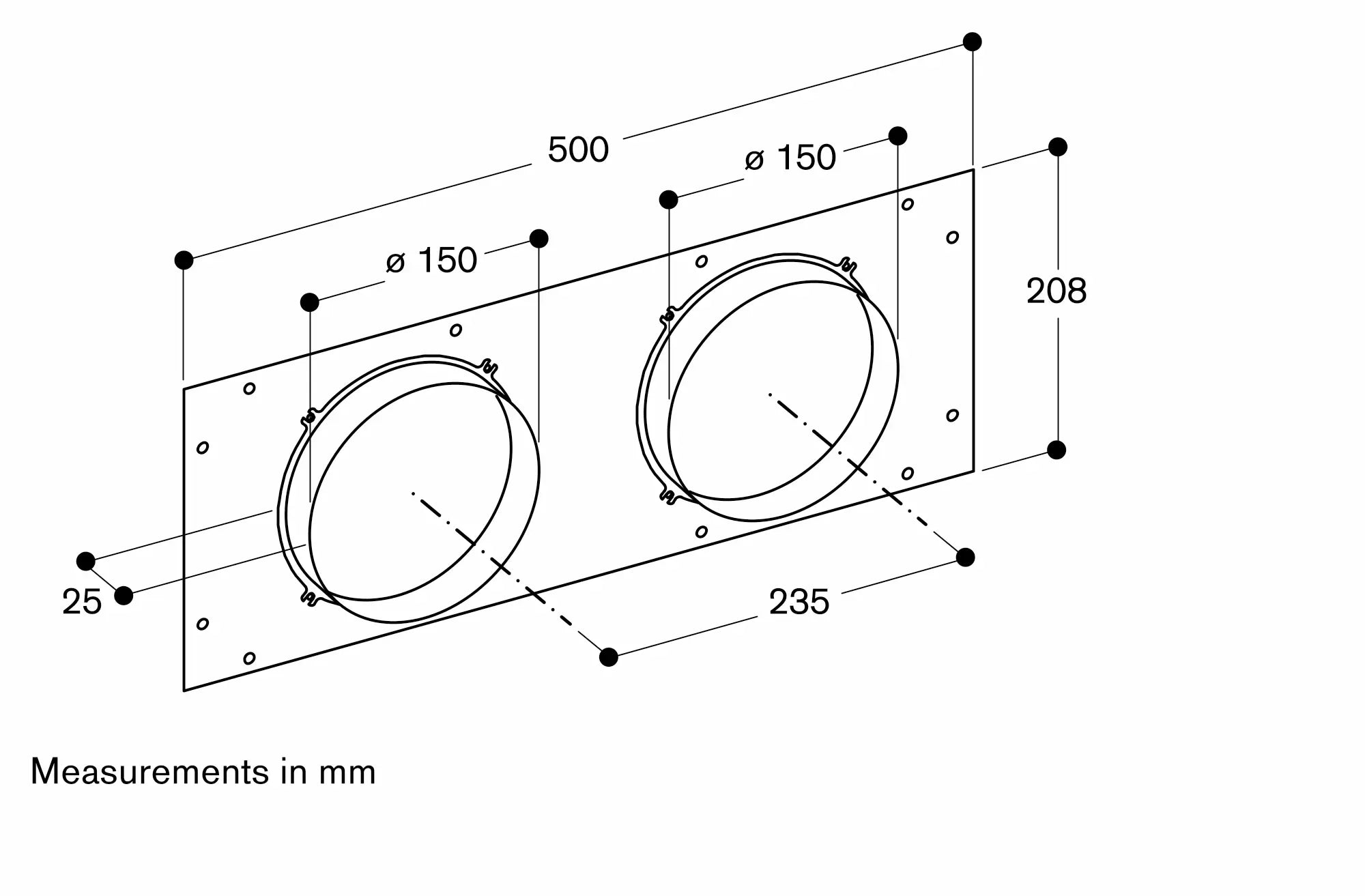 Gaggenau Round Duct Adapter for AL 400