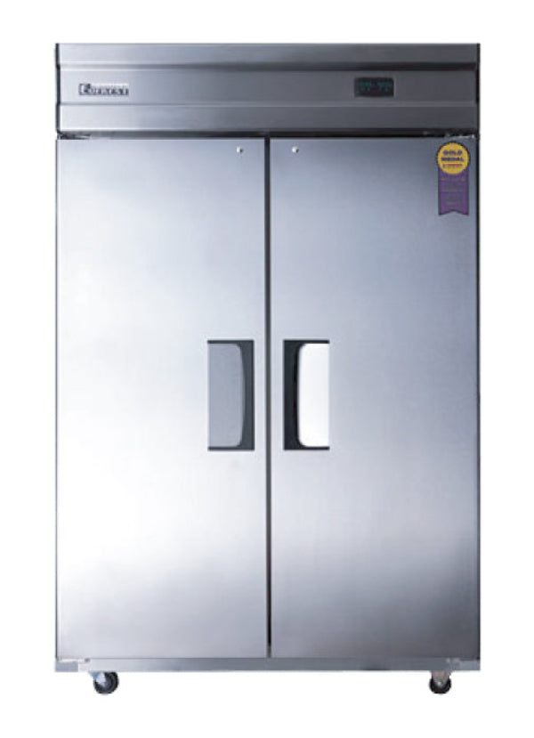 Everest Freezer Two Doors Stainless Steel