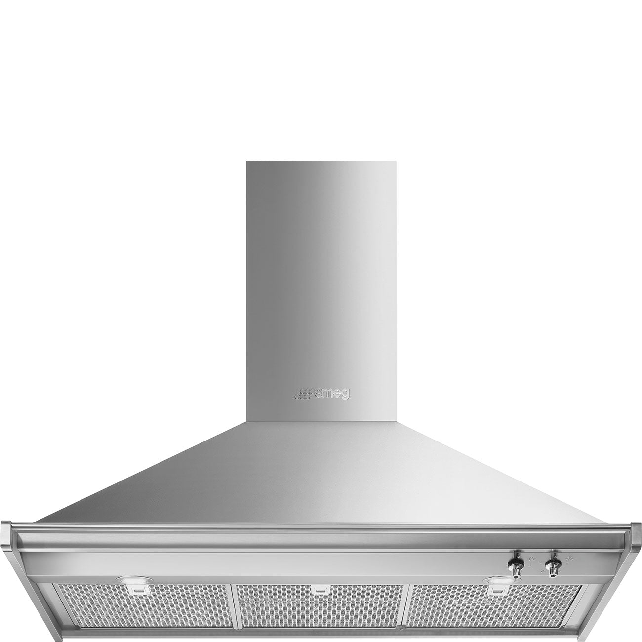 Smeg Classic Chimney Cooker Hood, Stainless Steel - 100 cm