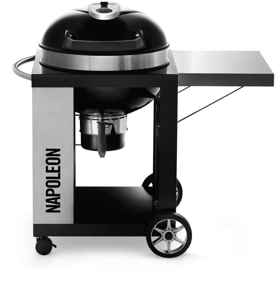 Napoleon PRO CART Charcoal Kettle Grill - Black