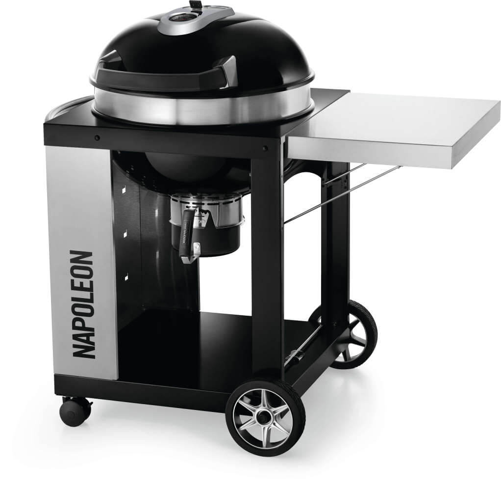 Napoleon PRO CART Charcoal Kettle Grill - Black