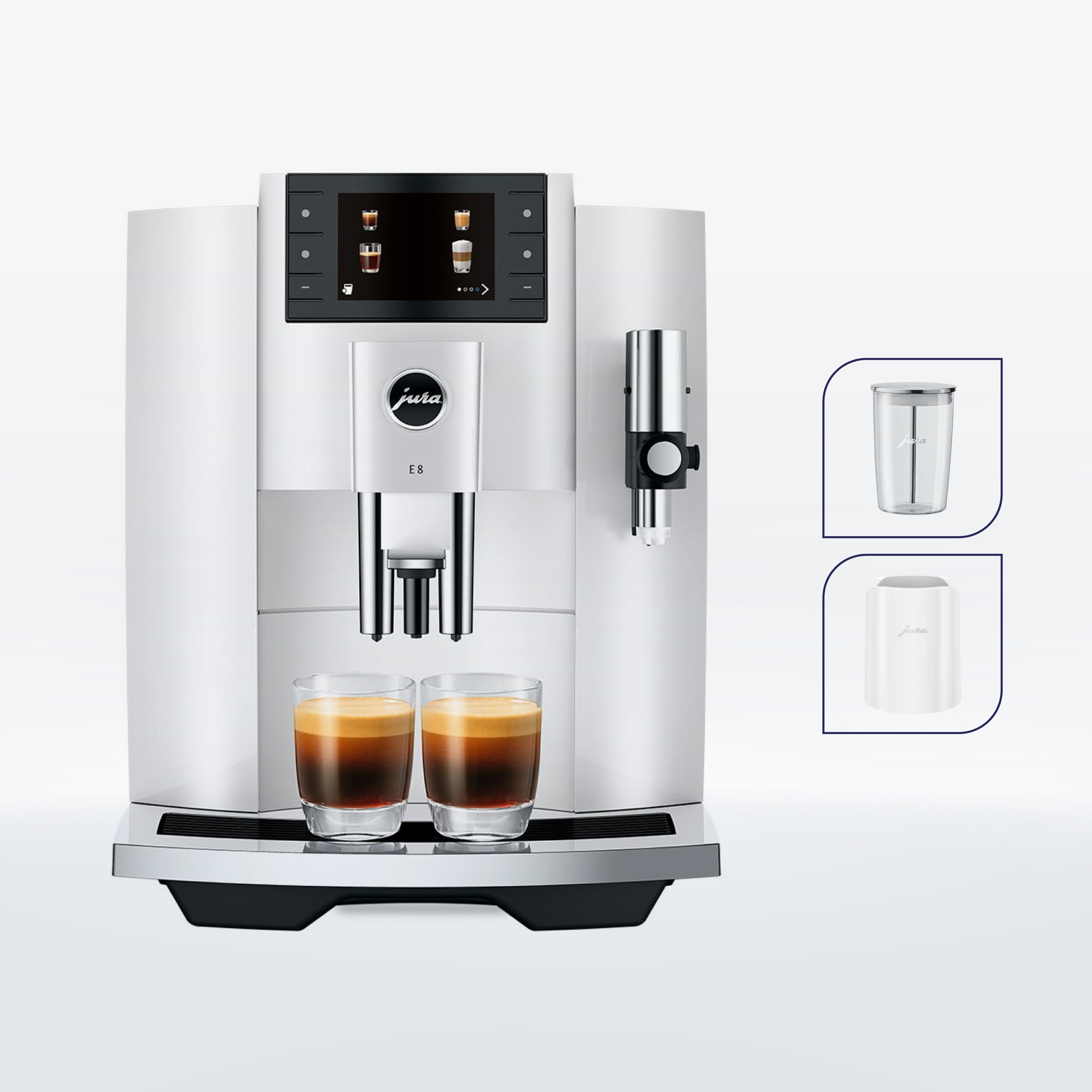 Jura E8 White Package