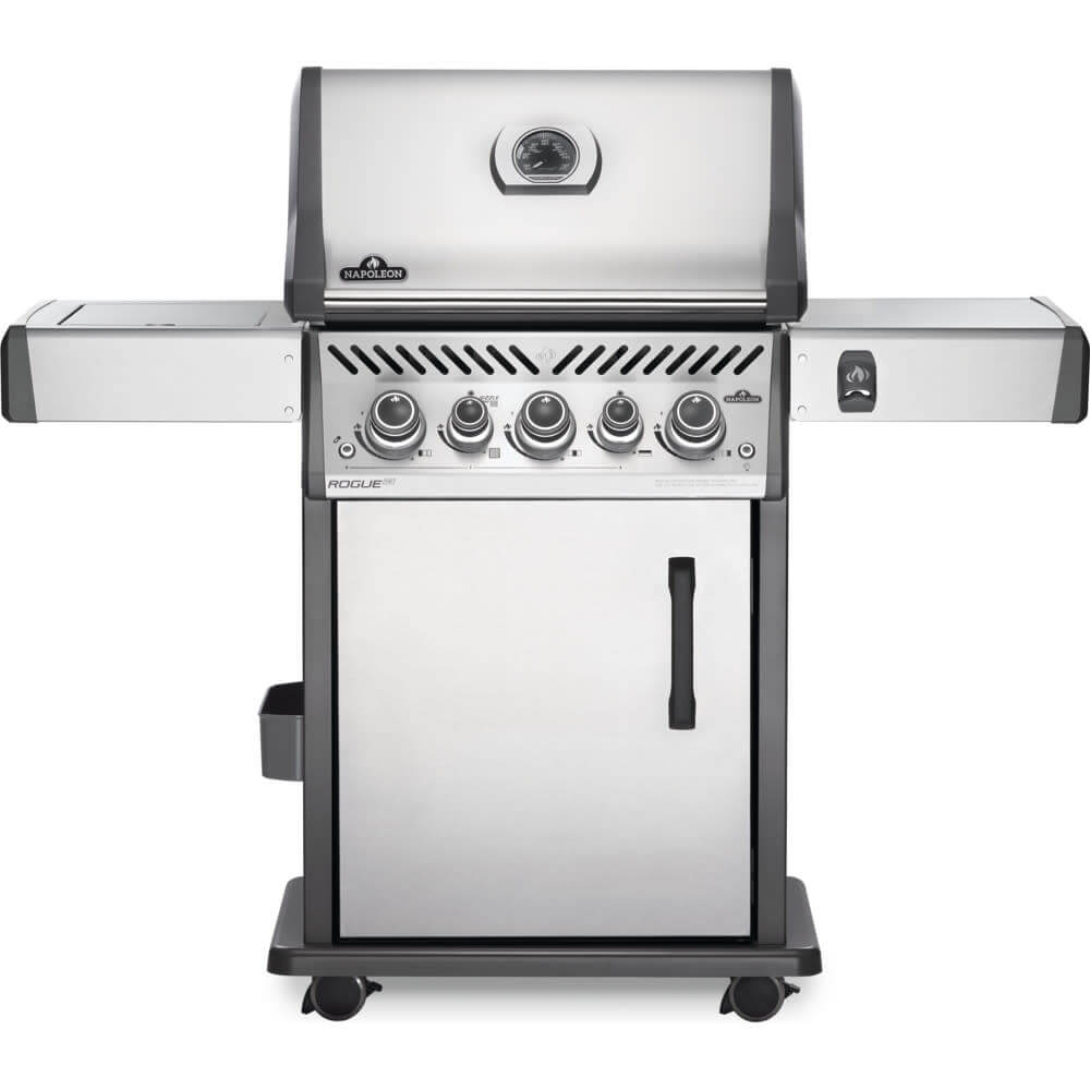 Napoleon Rogue SE 425 Propane Gas Grill With Infrared Rear & Side Burners - Stainless Steel