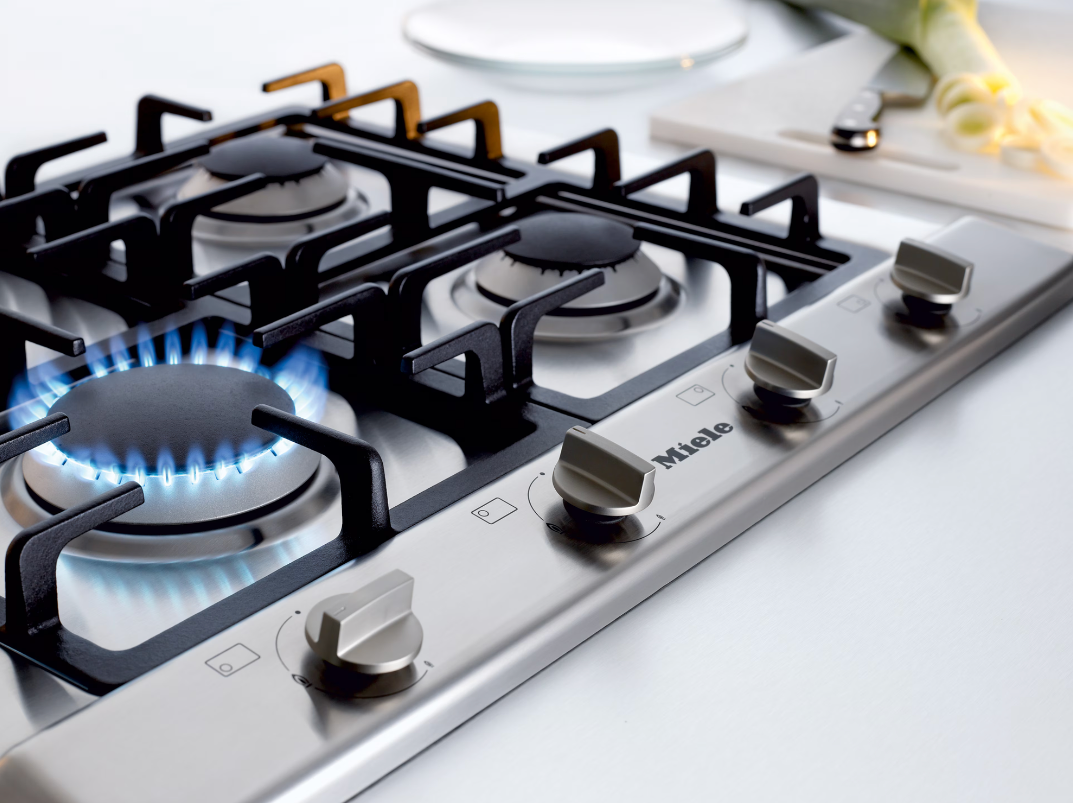 Miele Gas Hob with 4 Burners - 60 cm