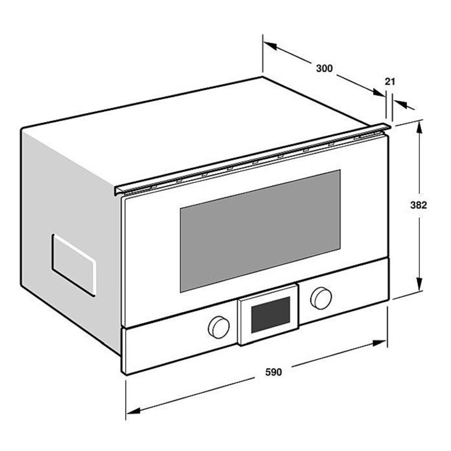 Gaggenau Built-in Microwave Oven with Grill