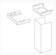 Gaggenau Stainless Steel Exhaust Air Duct Cover